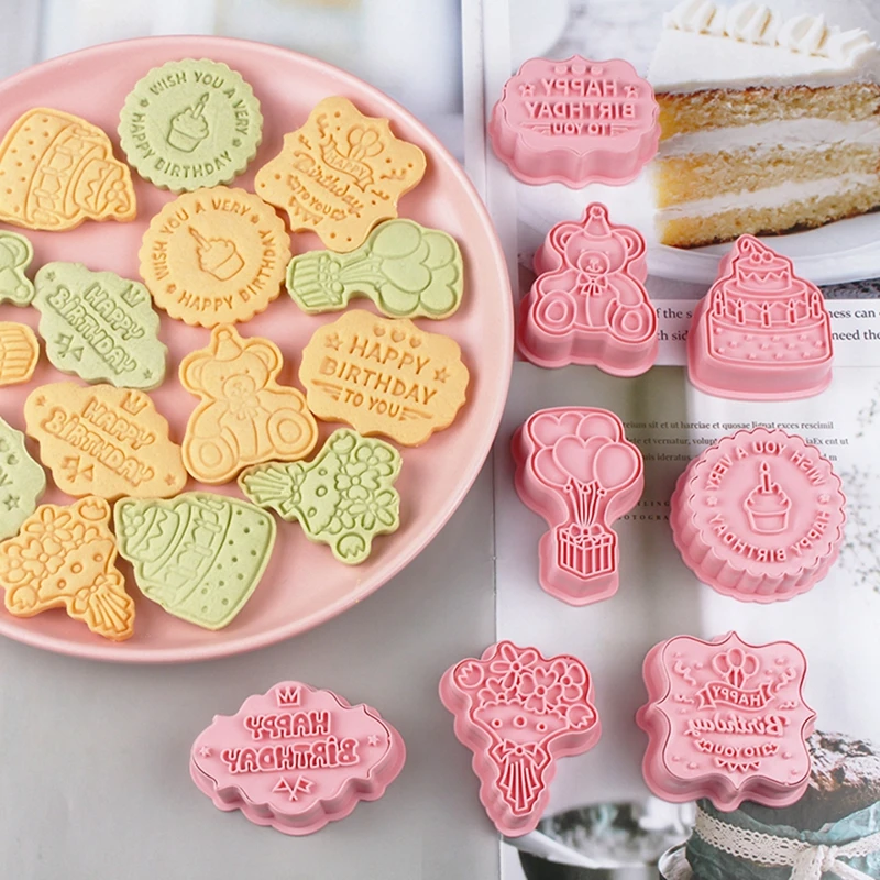 QIFU Happy Birthday Cookie Mold Cake Ice Cream Biscuit Mold Cookie Kitchen Baking Pastry Bakeware Tool Birthday Party Gifts
QIFU Happy Birthday Cookie Mold Cake Ice Cream Biscuit Mold Cookie Kitchen Baking Pastry Bakeware Tool Birthday Party Gifts