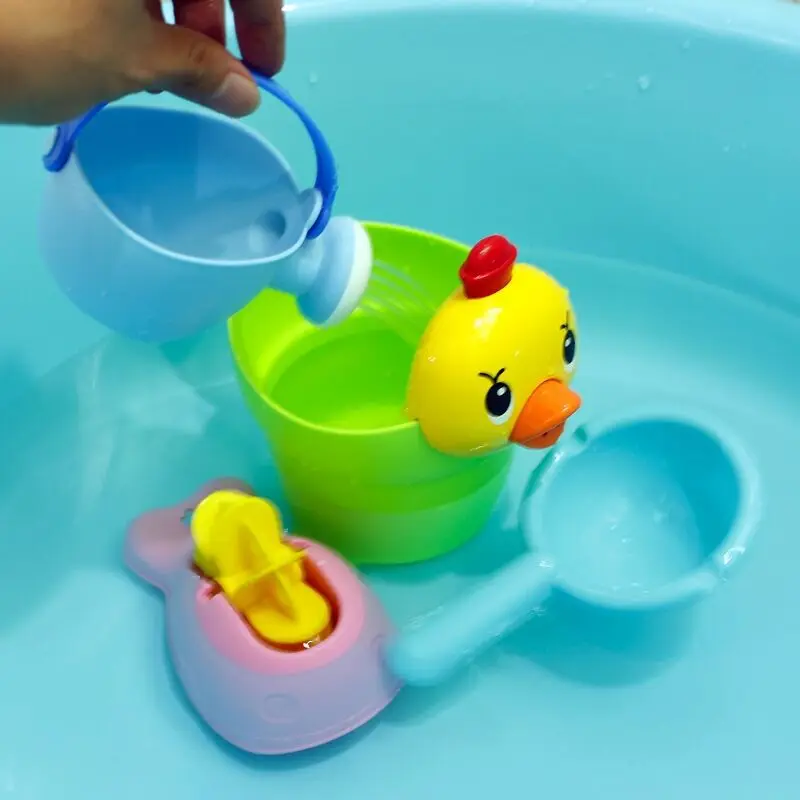 New Kids Bath Toys Rubber Lovely Duck Bear Shape Waterwheel Water Spray Set for Baby Shower Swimming Bath Toys For Baby Gift
New Kids Bath Toys Rubber Lovely Duck Bear Shape Waterwheel Water Spray Set for Baby Shower Swimming Bath Toys For Baby Gift