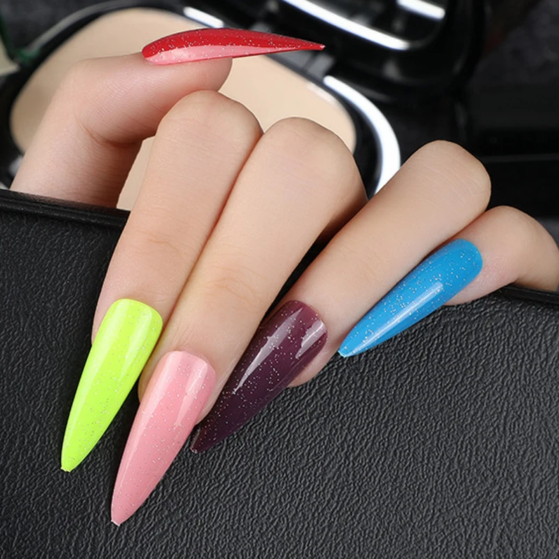 24 Pcs T-shaped False Nails Long Pointed Nail Texture Magic Mirror Powder Wearable Nail Enhancement Detachable False Nail
24 Pcs T-shaped False Nails Long Pointed Nail Texture Magic Mirror Powder Wearable Nail Enhancement Detachable False Nail