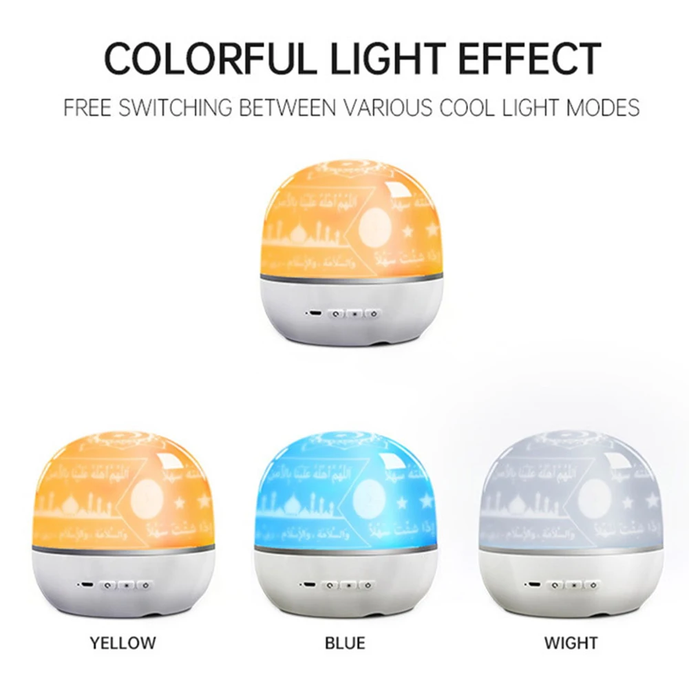 Desktop Night Light Muslim Remote Control Gifts USB Charging MP3 Bedroom Wireless Home Quran Speaker Projection Lamp
Desktop Night Light Muslim Remote Control Gifts USB Charging MP3 Bedroom Wireless Home Quran Speaker Projection Lamp
