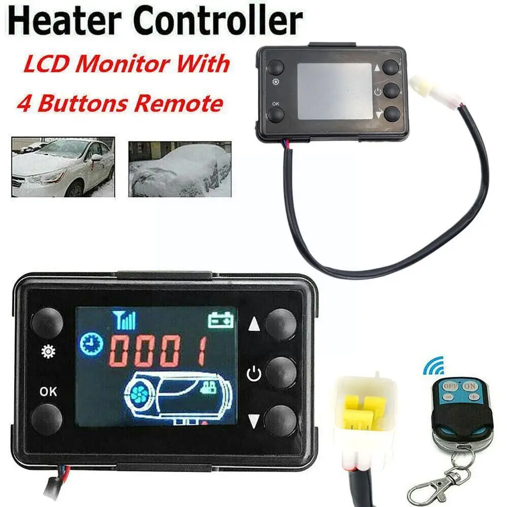 12V Air Heater LCD Monitor Switch Control Controller Board Motherboard Mainboard Remote for Car Van Camper Plateau Model F4K4
12V Air Heater LCD Monitor Switch Control Controller Board Motherboard Mainboard Remote for Car Van Camper Plateau Model F4K4