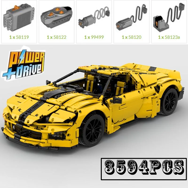 Новый строительный блок в масштабе 1:8 GT z88 Moc-47799 Technology, мощный спортивный автомобиль с дистанционным управлением, сборные игрушки, модель подарок на день рождения для мальчика
Новый строительный блок в масштабе 1:8 GT z88 Moc-47799 Technology, мощный спортивный автомобиль с дистанционным управлением, сборные игрушки, модель подарок на день рождения для мальчика