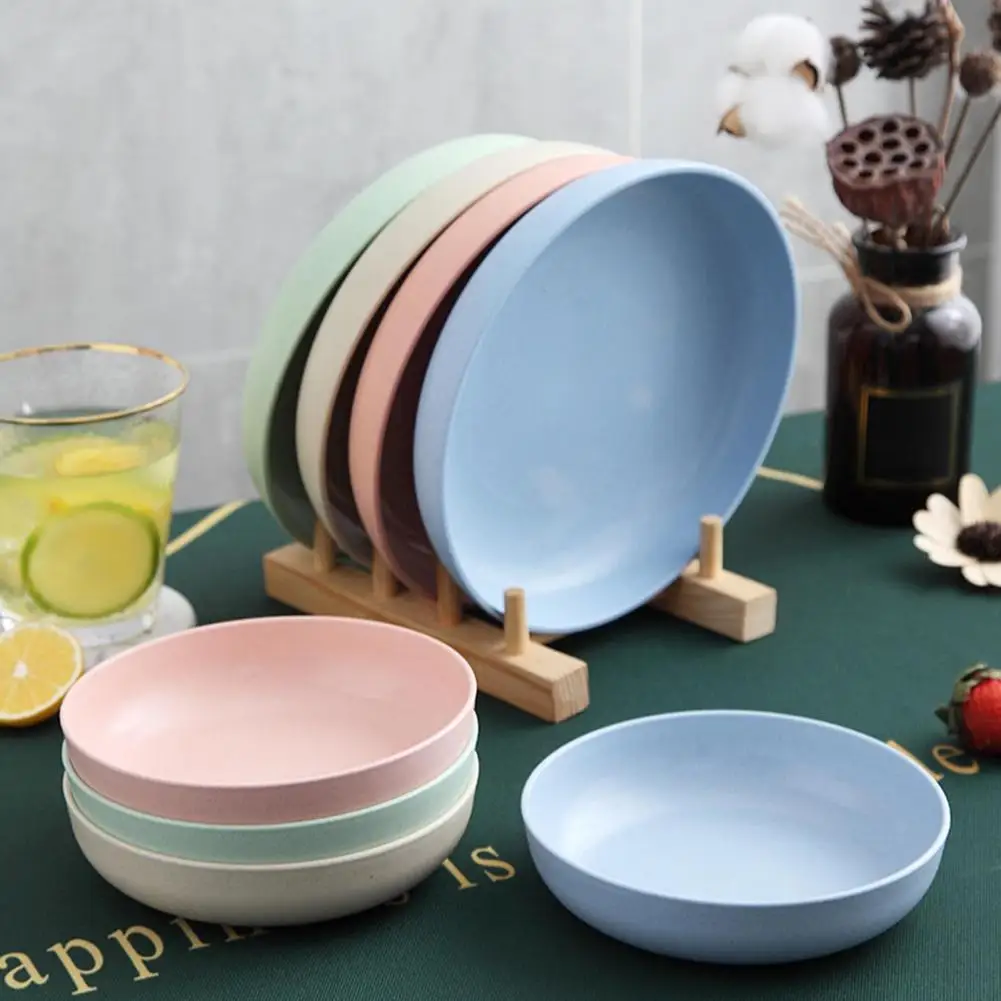 Dinner Plate Solid Color Smooth Food Grade Tableware Round Shape Food Plate Home Anti-Slip Base Dinner Dish Kitchen Supplies
Dinner Plate Solid Color Smooth Food Grade Tableware Round Shape Food Plate Home Anti-Slip Base Dinner Dish Kitchen Supplies