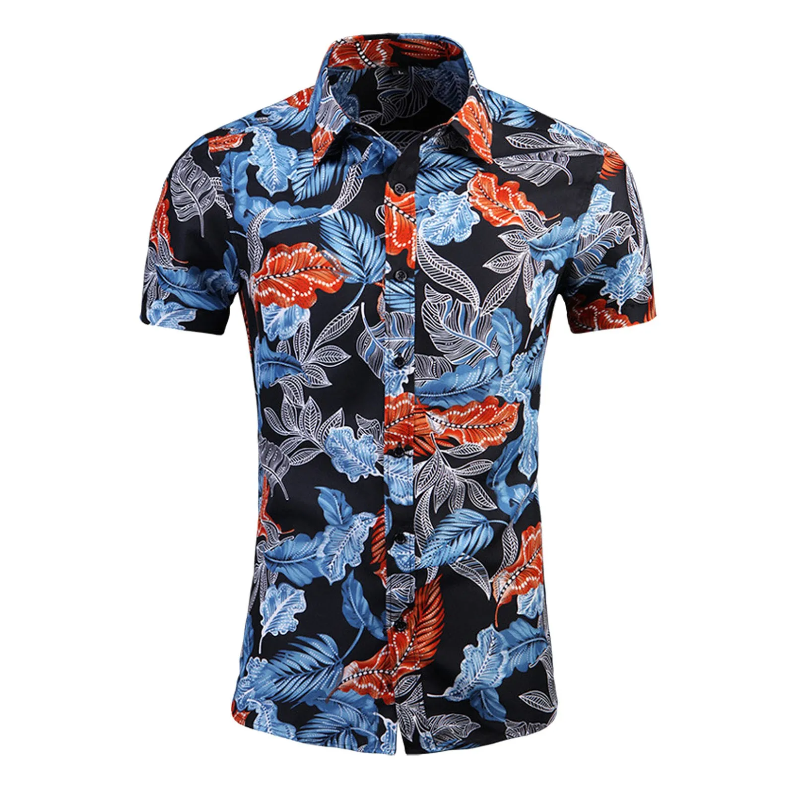 Summer New Mens Slim Print Short Sleeve Shirt Fashion Casual Beach Holiday Street Wear Blouse Tops For Spring Autumn
Summer New Mens Slim Print Short Sleeve Shirt Fashion Casual Beach Holiday Street Wear Blouse Tops For Spring Autumn