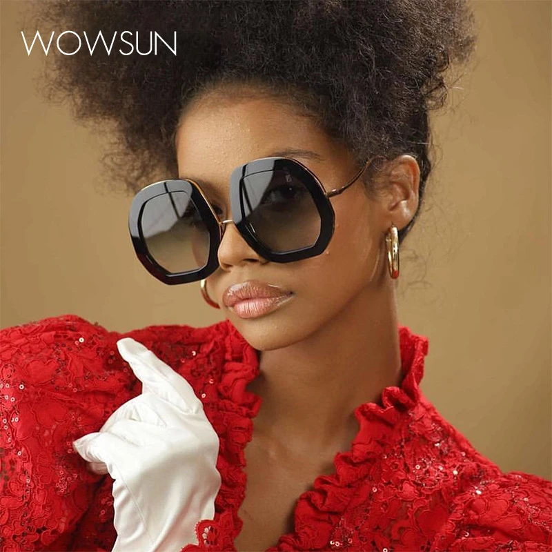 WOWSUN Oversized Sunglasses Women Luxury Diamond Shiny Crystal Sun Glasses Men UV400 Shades Eyewear Hipster Necessary A710 
WOWSUN Oversized Sunglasses Women Luxury Diamond Shiny Crystal Sun Glasses Men UV400 Shades Eyewear Hipster Necessary A710