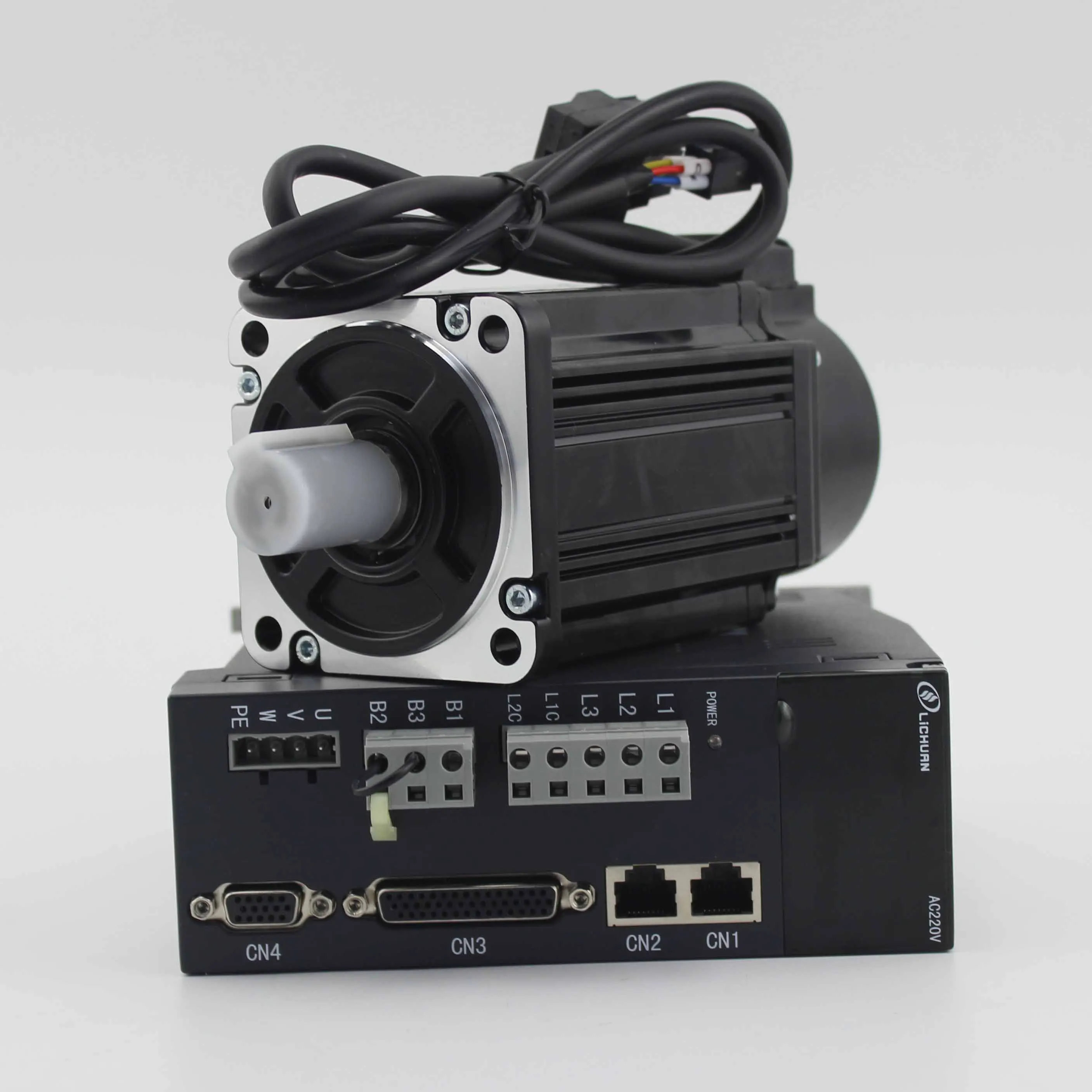 Lichuan 80st-M02430 750w servo motor flange 80 2.39Nm with drive servo motor ac 220v servo kit 0.75kw for CNC milling machine
Lichuan 80st-M02430 750w servo motor flange 80 2.39Nm with drive servo motor ac 220v servo kit 0.75kw for CNC milling machine