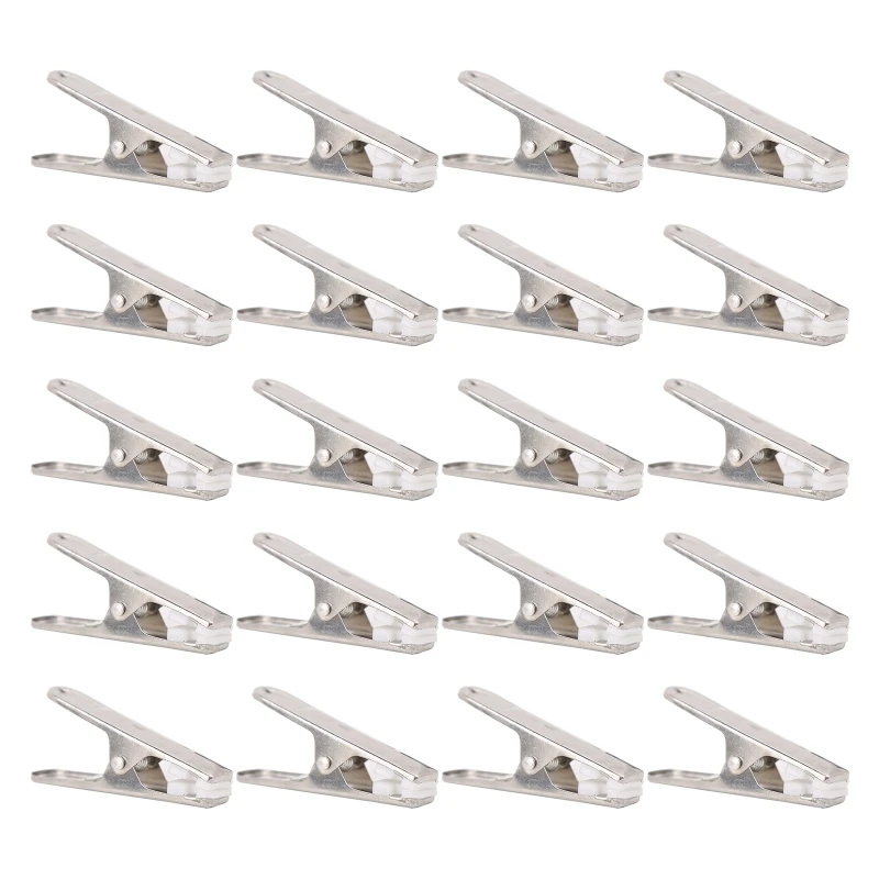 20 Pcs Stainless Steel Clothes Pins Heavy Duty Metal Towel Clips Clamps Windproof Laundry Underwear Pegs Hanger
20 Pcs Stainless Steel Clothes Pins Heavy Duty Metal Towel Clips Clamps Windproof Laundry Underwear Pegs Hanger