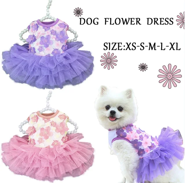 Peach Blossom Dress Lace Dog Princess Dress Cute Dog Clothes for Teddy Bichon Chihuahua york Puppy Skirt Beautiful Pet Clothing
Peach Blossom Dress Lace Dog Princess Dress Cute Dog Clothes for Teddy Bichon Chihuahua york Puppy Skirt Beautiful Pet Clothing
