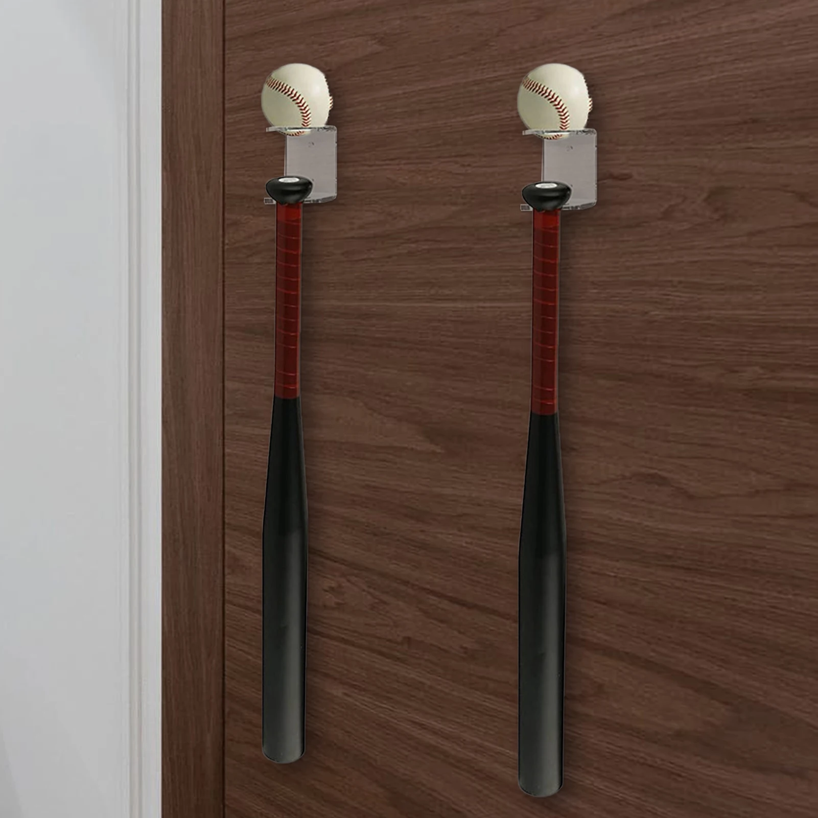 2 Pcs Baseball Bat Wall Mount Baseball Bat Wall Mount Display Stand 2pcs Acrylic Display Rack for Memorabilia and Collectible
2 Pcs Baseball Bat Wall Mount Baseball Bat Wall Mount Display Stand 2pcs Acrylic Display Rack for Memorabilia and Collectible