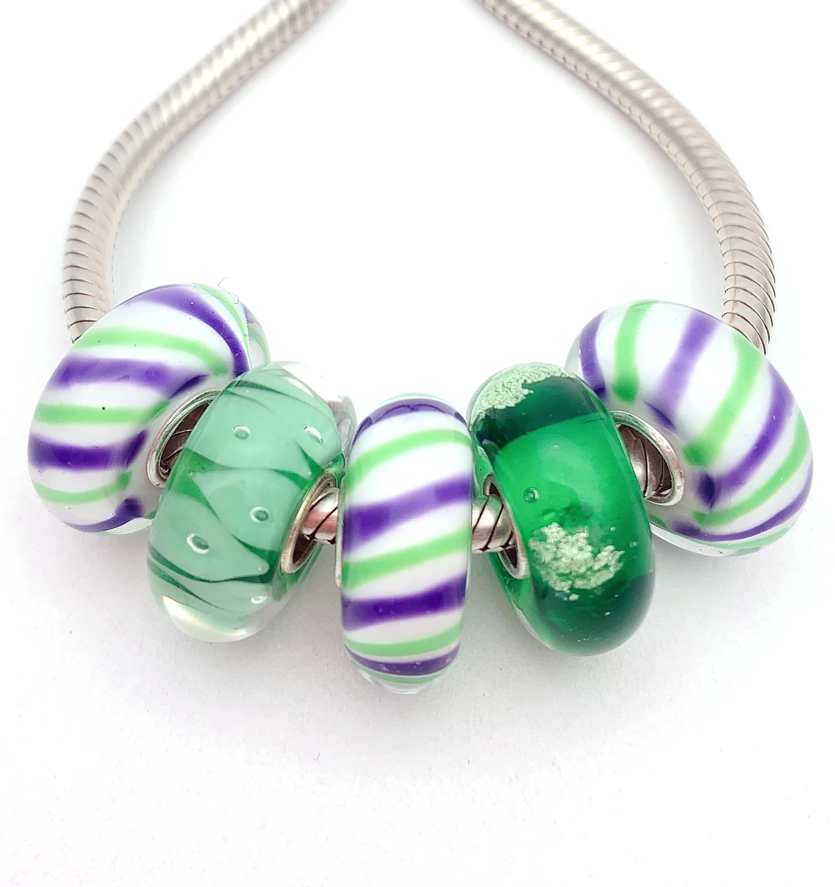 YG726 5X 100% Authenticity S925 Sterling Silver Beads Murano Glassbeads NEW Fit European Charms Bracelet Diy Jewelry Lampwork
YG726 5X 100% Authenticity S925 Sterling Silver Beads Murano Glassbeads NEW Fit European Charms Bracelet Diy Jewelry Lampwork