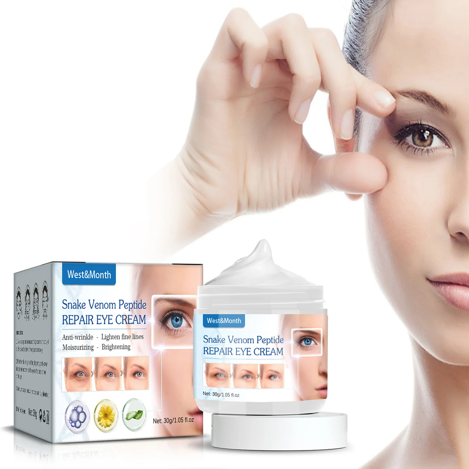 30g Snake Venom Peptide Eye Cream Eye Cream For Dark Circles And Puffiness With Natural Ingredients With Snake Venom Peptide
30g Snake Venom Peptide Eye Cream Eye Cream For Dark Circles And Puffiness With Natural Ingredients With Snake Venom Peptide