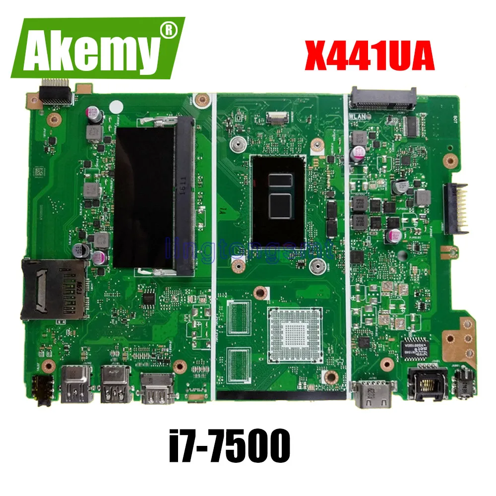 Материнская плата X441UA с 4G оперативной памяти для Asus X441UV X441U F441U A441U X441UR, материнская плата для ноутбука, тест 100% ОК
Материнская плата X441UA с 4G оперативной памяти для Asus X441UV X441U F441U A441U X441UR, материнская плата для ноутбука, тест 100% ОК