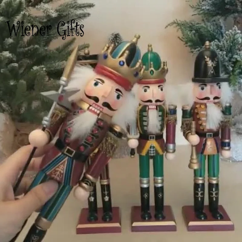 30cm Nutcracker Puppet Soldier Decoration Creative Vintage Gift Christmas Wooden Handcraft Home Ornament Party Decor
30cm Nutcracker Puppet Soldier Decoration Creative Vintage Gift Christmas Wooden Handcraft Home Ornament Party Decor