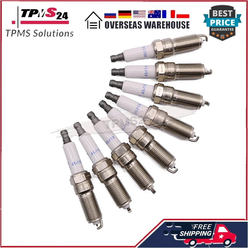 

Iridium Spark Plug 41-114 For Cadillac Escalade Chevrolet Camaro Corvette Suburban Tahoe GMC Sierra 1500 Yukon Yukon XL