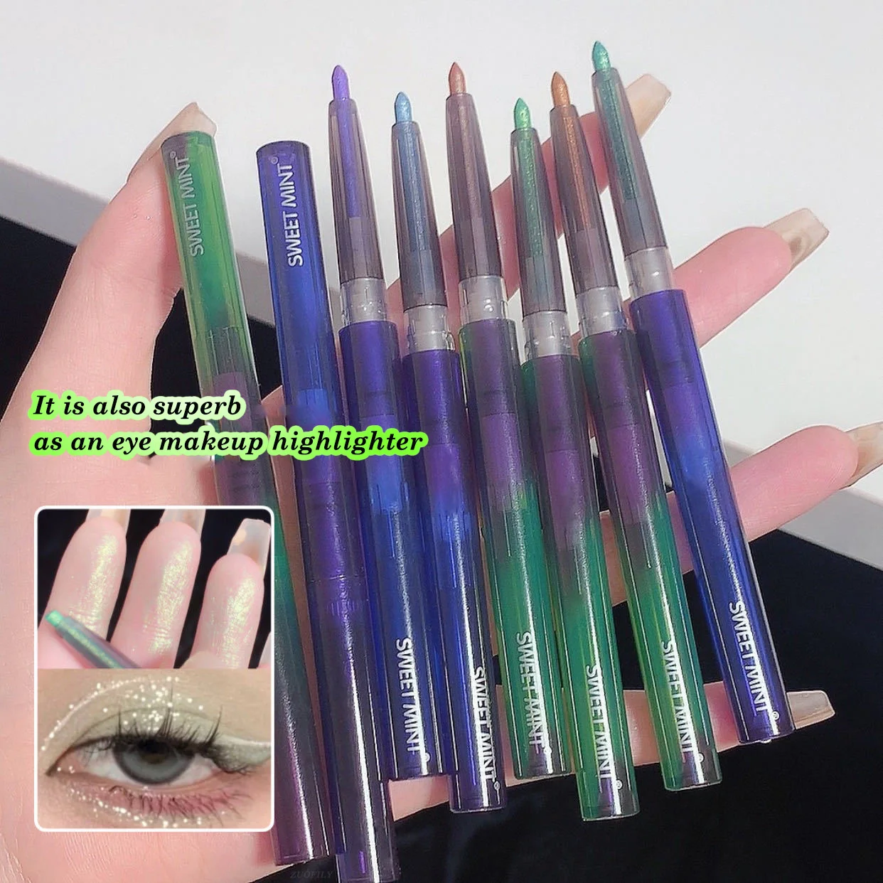 Pearlescent Highlighter Eyeshadow Liner Shimmer Glitter Natural High Gloss Pen Metallic Satin Lying Silkworm Eyeliner Makeup
Pearlescent Highlighter Eyeshadow Liner Shimmer Glitter Natural High Gloss Pen Metallic Satin Lying Silkworm Eyeliner Makeup