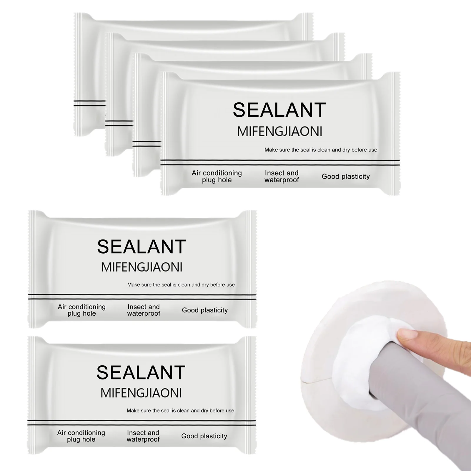 Universal Air-conditioning Mending Wall Hole Sealing Glue Waterproof Sewer Pipe Sealants Wall Hole Instant Wall Repair Tools
Universal Air-conditioning Mending Wall Hole Sealing Glue Waterproof Sewer Pipe Sealants Wall Hole Instant Wall Repair Tools