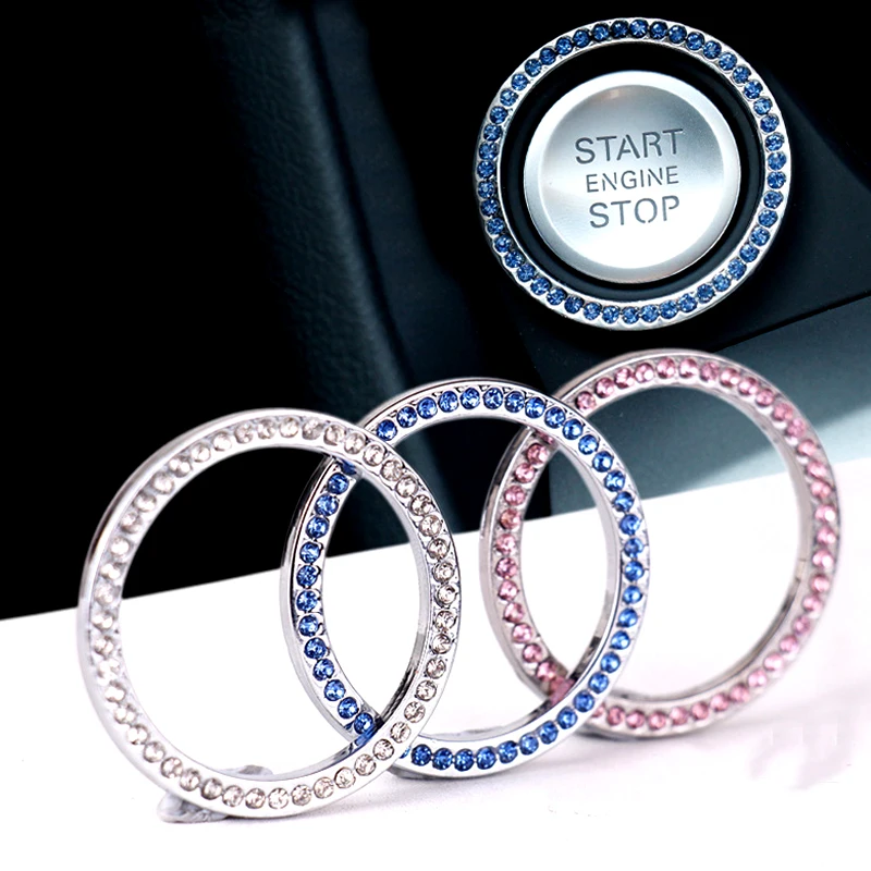Car Engine Ignition Start Stop Button Diamond-studded Cover Sticker Interior One-Key Decoration Protective Cover Auto Accessorie
Car Engine Ignition Start Stop Button Diamond-studded Cover Sticker Interior One-Key Decoration Protective Cover Auto Accessorie