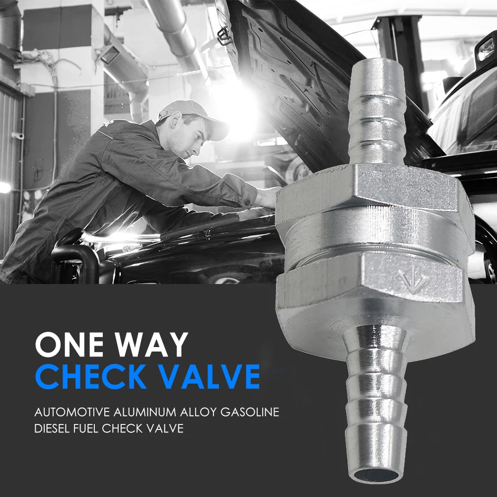 One Way Valve Aluminium Alloy Fuel Non Return Oil Gas Check Valve Check Valve Petrol Diesel for Car Automobile Helicopters Ships
One Way Valve Aluminium Alloy Fuel Non Return Oil Gas Check Valve Check Valve Petrol Diesel for Car Automobile Helicopters Ships