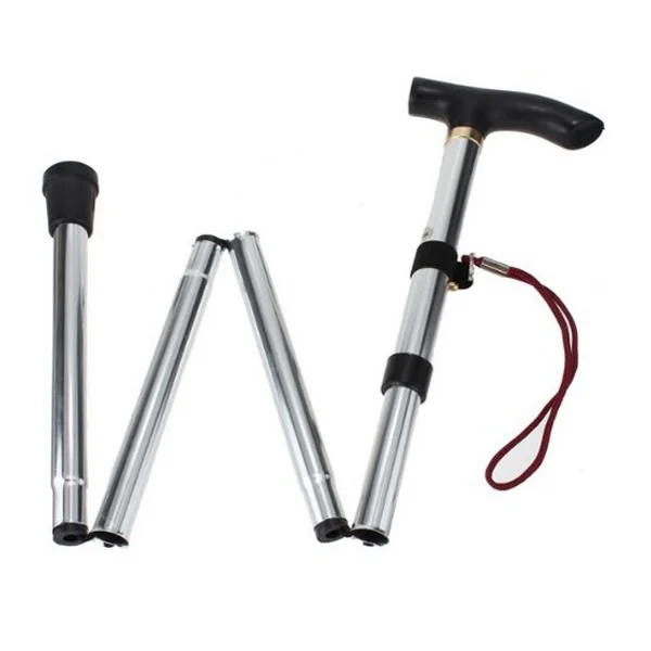 Non-slip Adjustable Height Aluminum Alloy Folding Walking Stick Cane Travel Crutch Alpenstock (Silver)
Non-slip Adjustable Height Aluminum Alloy Folding Walking Stick Cane Travel Crutch Alpenstock (Silver)