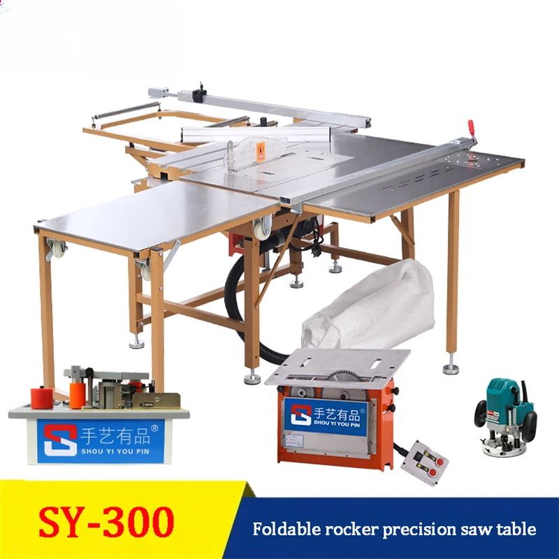 SY-300 Rocker Arm Dust-Free Woodworking Sliding Table Saw Multifunctional Machine with Precision Foldable Saw Table
SY-300 Rocker Arm Dust-Free Woodworking Sliding Table Saw Multifunctional Machine with Precision Foldable Saw Table