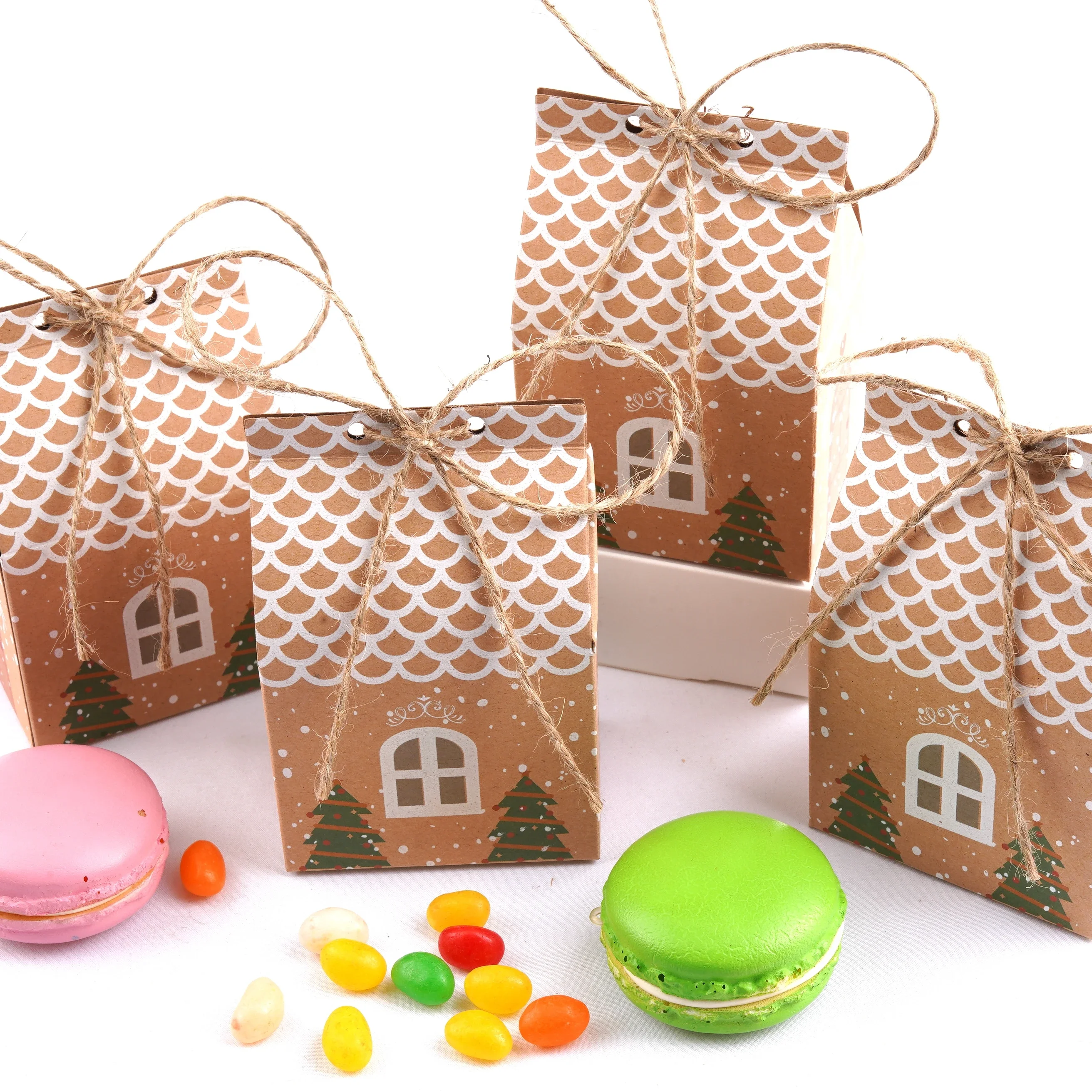 Christmas House Style Gift Box Kraft Paper Candy Bag Paper Bag Candy Cookies Boxes Party Supplies Christmas Favor Box
Christmas House Style Gift Box Kraft Paper Candy Bag Paper Bag Candy Cookies Boxes Party Supplies Christmas Favor Box