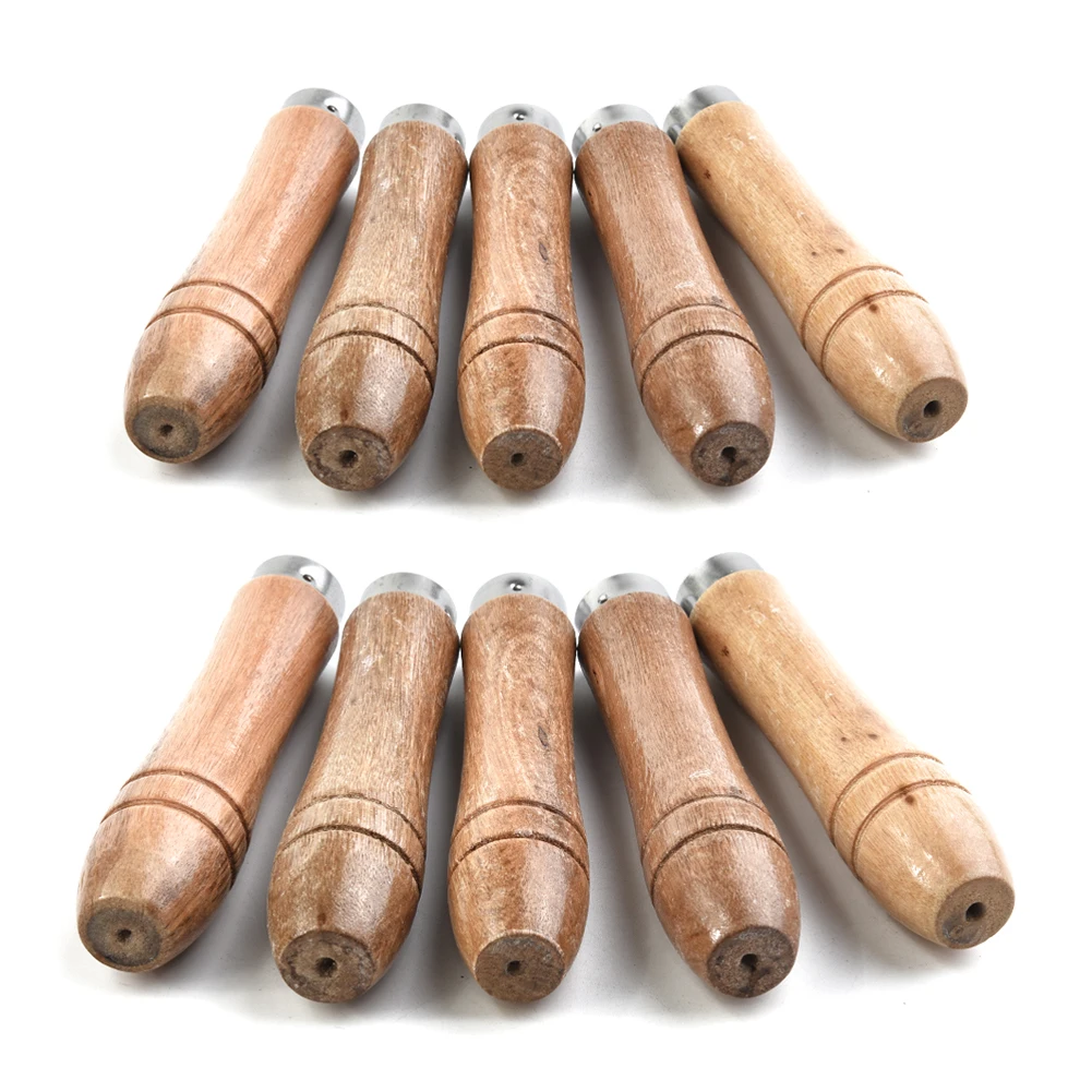 10pcs Wooden File Handle Replacement Strong Metal Collar For File Craft Tool 9cm Rust-proof Handle Woodworking Tools
10pcs Wooden File Handle Replacement Strong Metal Collar For File Craft Tool 9cm Rust-proof Handle Woodworking Tools