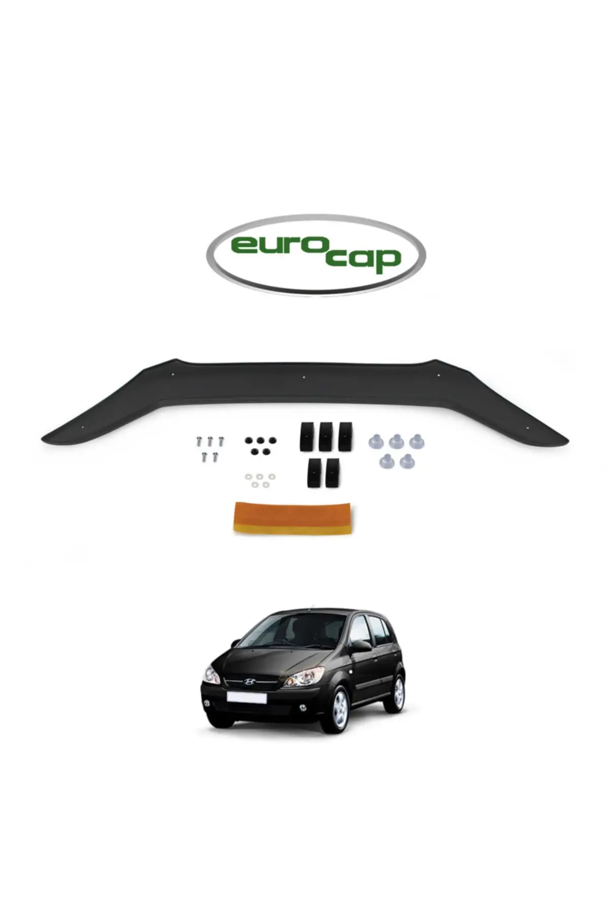 Hyundai Getz Front Hood Protection Spoiler 3mm Acrylic (abs) Gloss Black Deflector 2006-2011
Hyundai Getz Front Hood Protection Spoiler 3mm Acrylic (abs) Gloss Black Deflector 2006-2011
