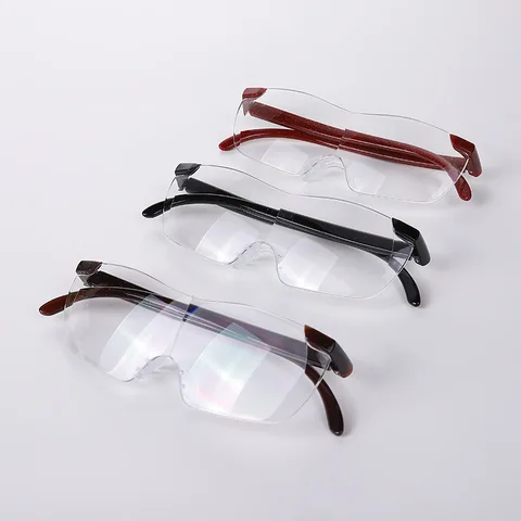 Тип очков 1.6X увеличительное стекло высокой четкости 360-градусные очки для чтения с оптическими линзами для близорукости и чтения