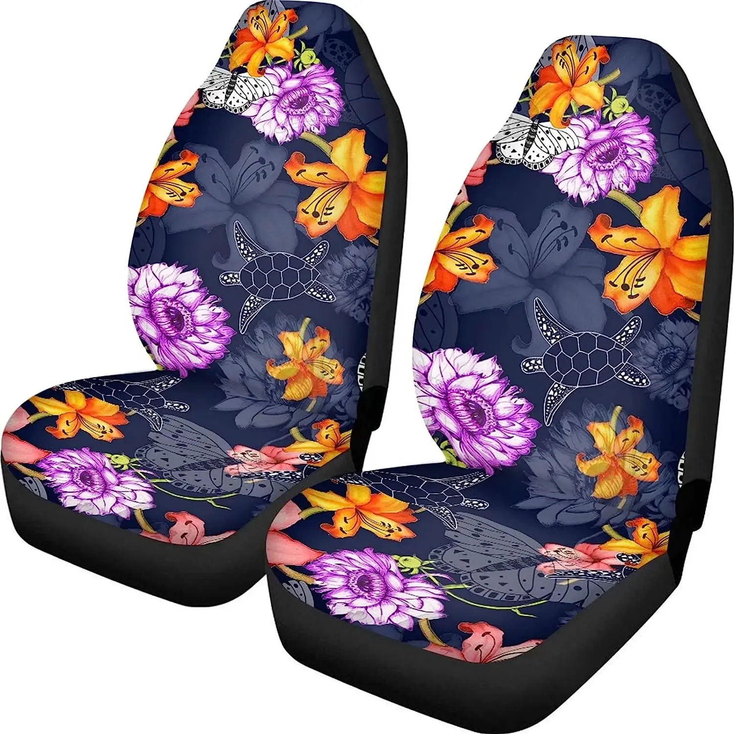 Tropical Peony Hibiscus Print Car Seat Covers for Front Seats OnlyFloral Design Front Bucket Bucket Seat Cover for Women Ladies 
Tropical Peony Hibiscus Print Car Seat Covers for Front Seats OnlyFloral Design Front Bucket Bucket Seat Cover for Women Ladies