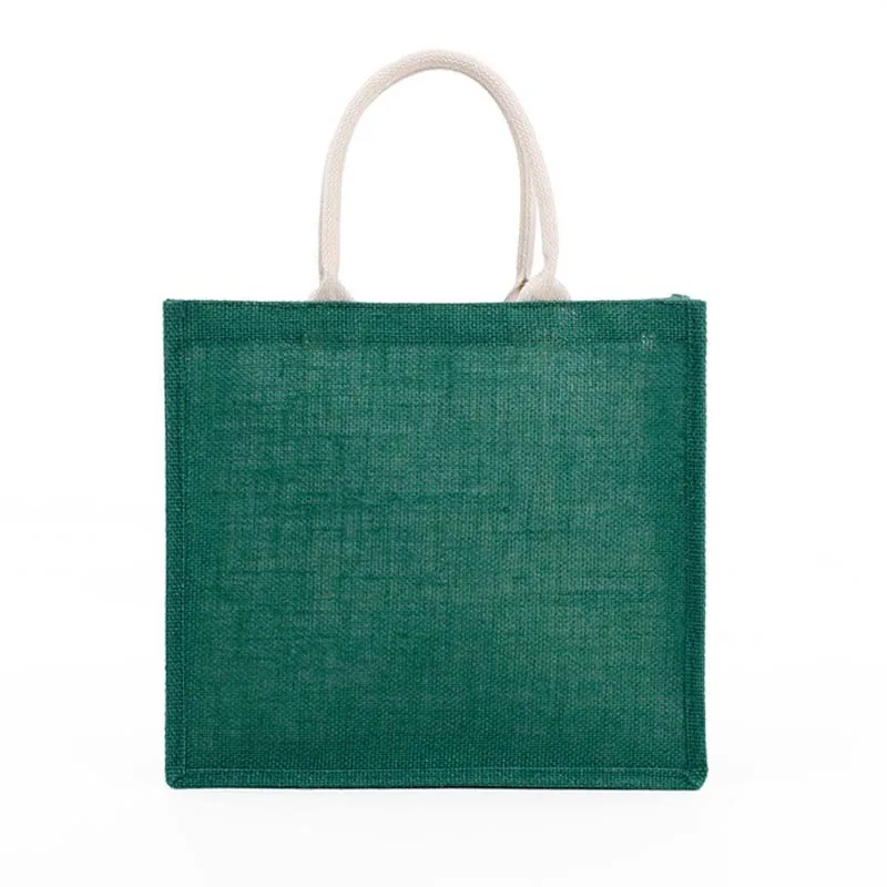 Blank Jute Shopping Tote Bags Reusable Grocery Storage Handbags Eco Large Capacity Burlap Beach Women Daily Bag
Blank Jute Shopping Tote Bags Reusable Grocery Storage Handbags Eco Large Capacity Burlap Beach Women Daily Bag