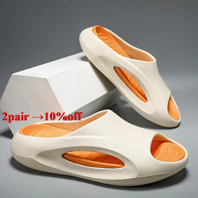 4.0 double color soft bottom sandals coconut EVA slippers men summer outdoor non-slip movement
4.0 double color soft bottom sandals coconut EVA slippers men summer outdoor non-slip movement