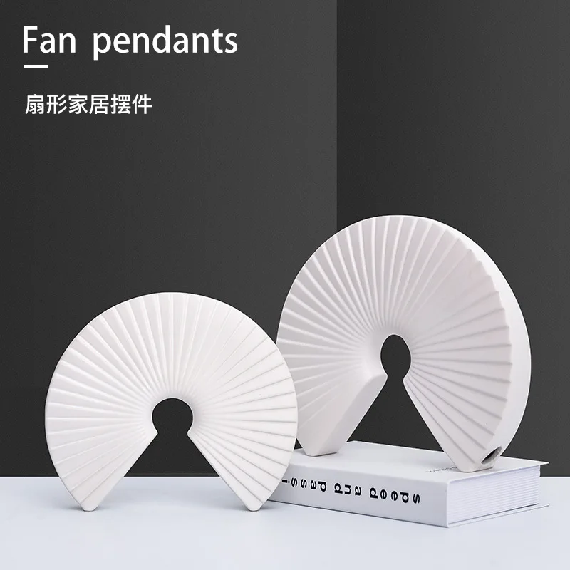 New Chinese Modern Minimalist White Fan-Shaped Decoration Model House Sales Office Soft Decoration Creative Handicraft Equipment
New Chinese Modern Minimalist White Fan-Shaped Decoration Model House Sales Office Soft Decoration Creative Handicraft Equipment