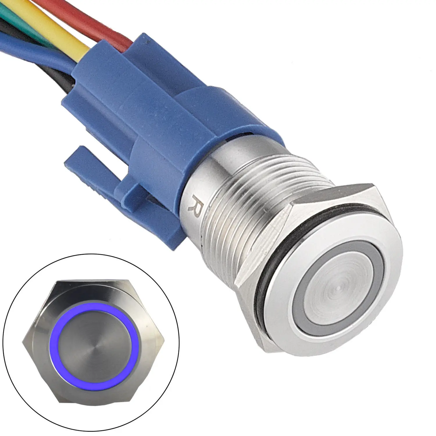 12V DC Push Button Switch On Off Stainless Steel LED IP65 IK10 16mm Latching Ring indicator
12V DC Push Button Switch On Off Stainless Steel LED IP65 IK10 16mm Latching Ring indicator