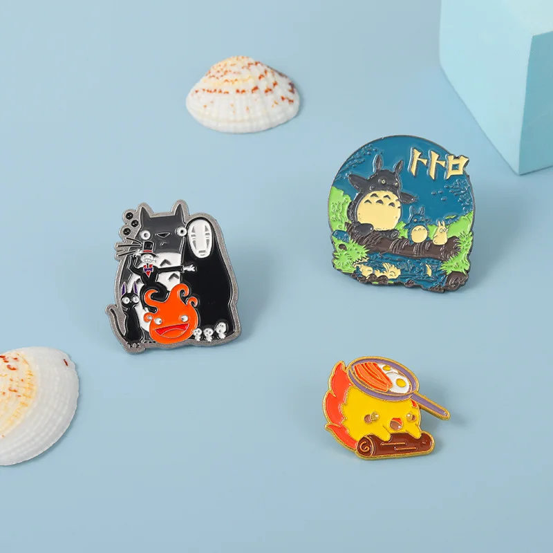 Cartoon Anime Totoro Faceless Male Spirited Away Enamel Pin Japanese Manga Etal Badge Cute Brooch Clothes Bag Accessories
Cartoon Anime Totoro Faceless Male Spirited Away Enamel Pin Japanese Manga Etal Badge Cute Brooch Clothes Bag Accessories