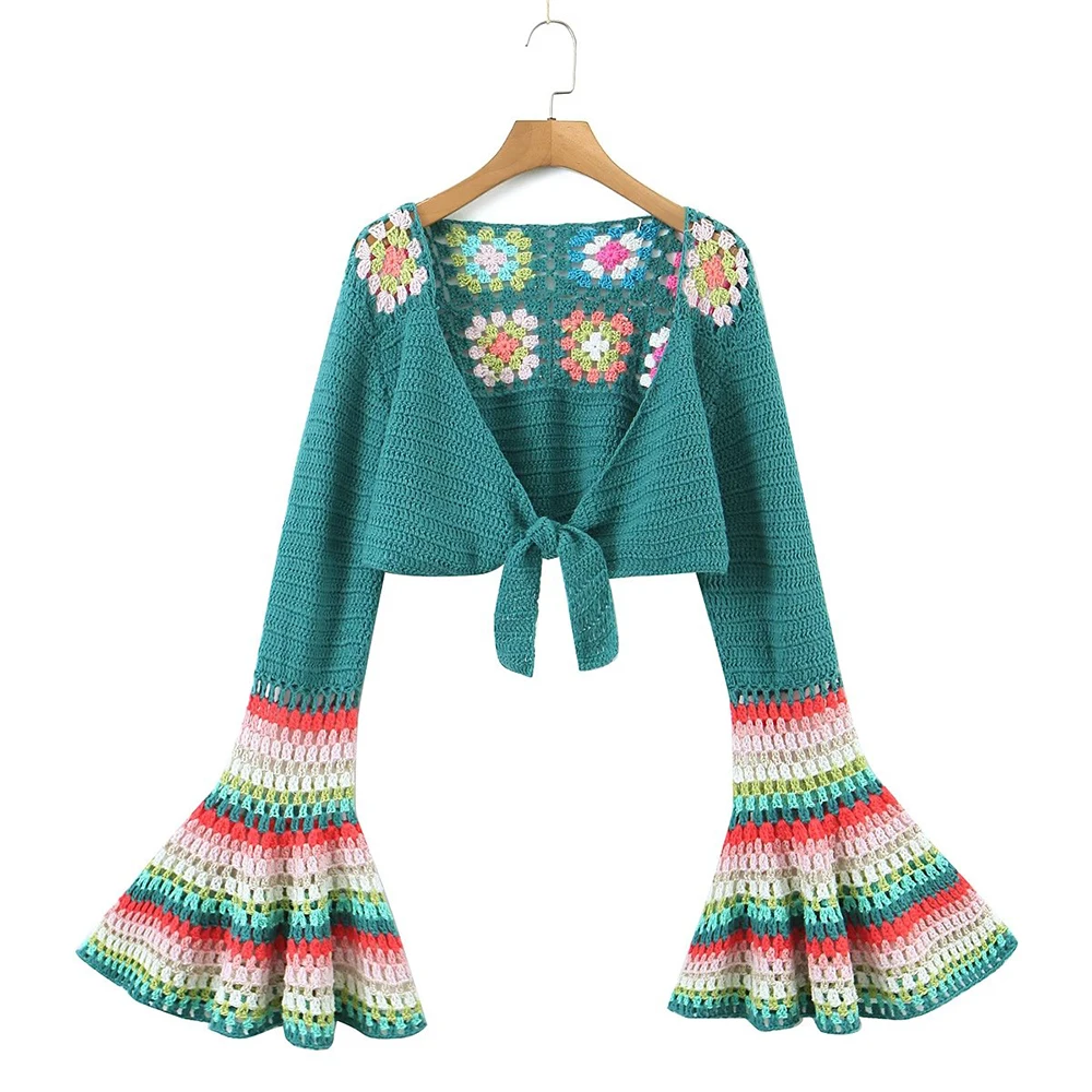 PB&ZA Women 2022 New Fashion Cardigan Floral Print Sweater Coat Vintage Long Sleeve Flare Sleeve Lace-up Top Female Outerwear
PB&ZA Women 2022 New Fashion Cardigan Floral Print Sweater Coat Vintage Long Sleeve Flare Sleeve Lace-up Top Female Outerwear