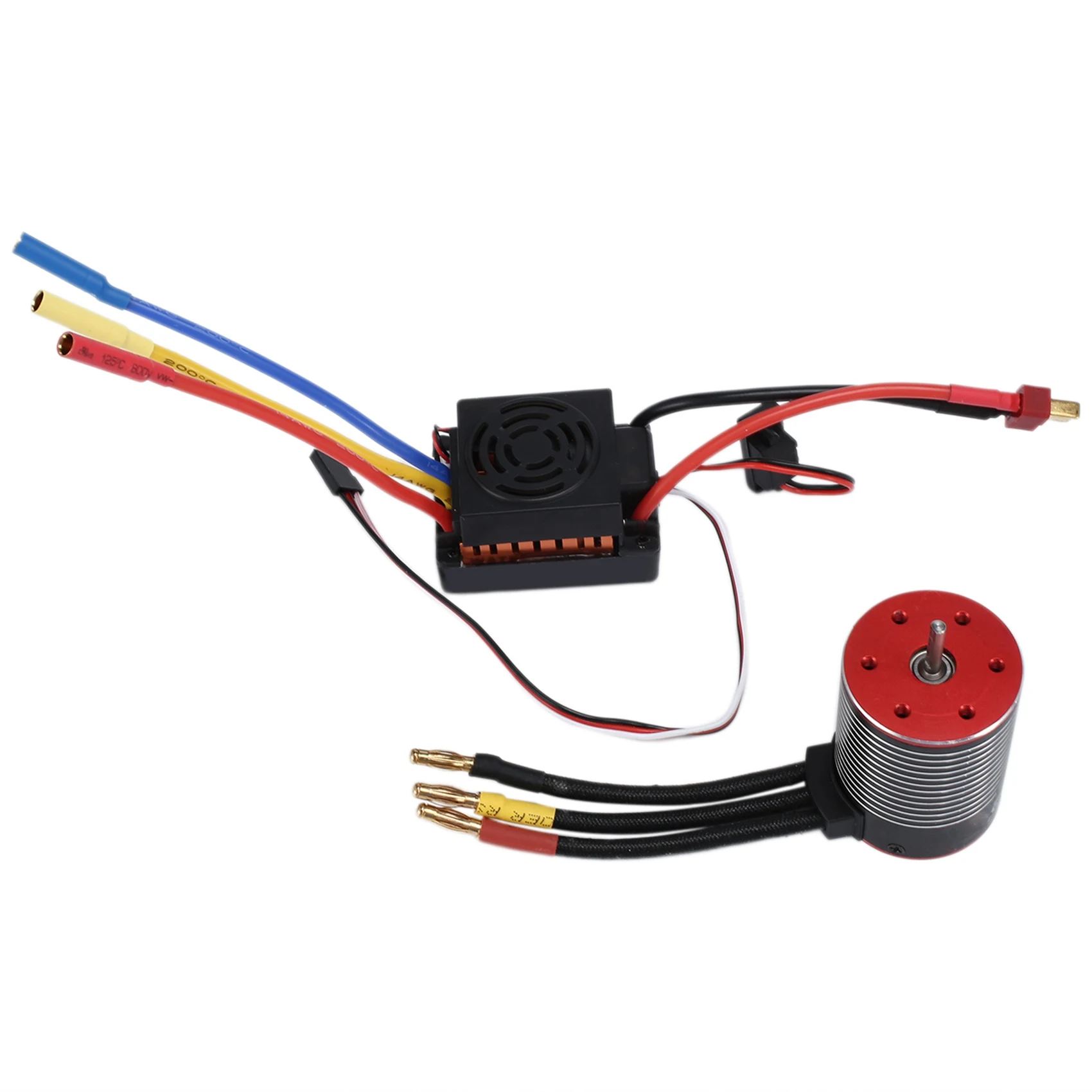 3650 4500KV Brushless Motor and 60A Brushless ESC Waterproof for 1:10 1/10 RC Truck Car Boat Model
3650 4500KV Brushless Motor and 60A Brushless ESC Waterproof for 1:10 1/10 RC Truck Car Boat Model