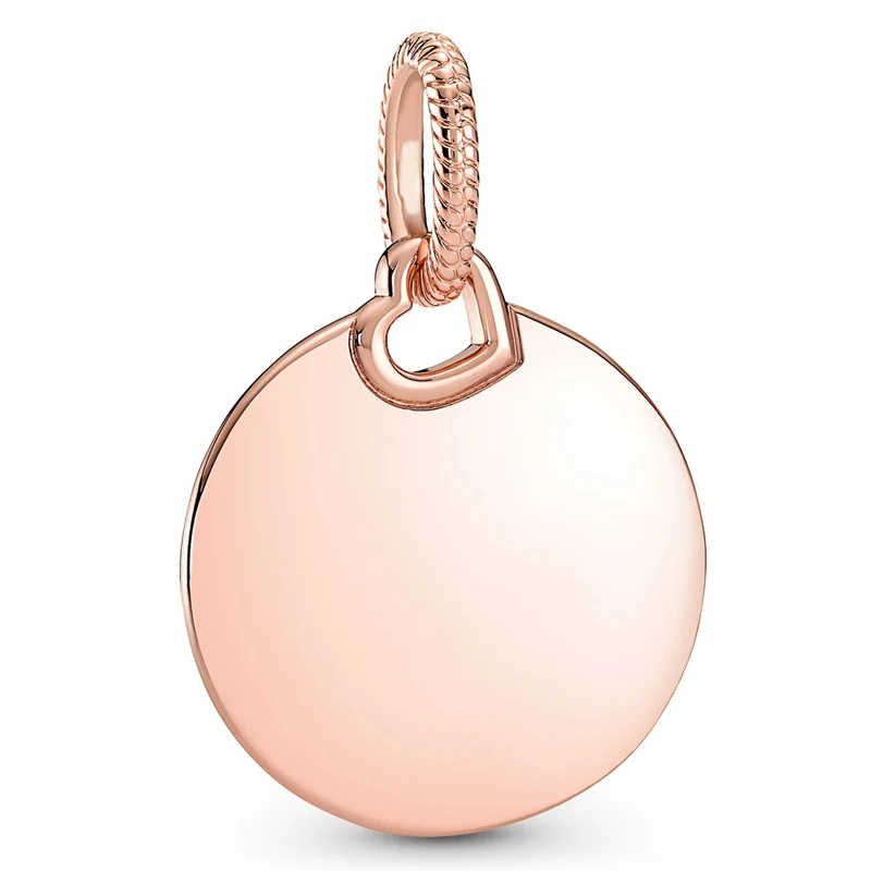 Original 925 Sterling Silver Charm Rose Engravable Round Tag Necklace Pendant Pendant Bead Fit Popular Bracelet DIY Jewelry
Original 925 Sterling Silver Charm Rose Engravable Round Tag Necklace Pendant Pendant Bead Fit Popular Bracelet DIY Jewelry