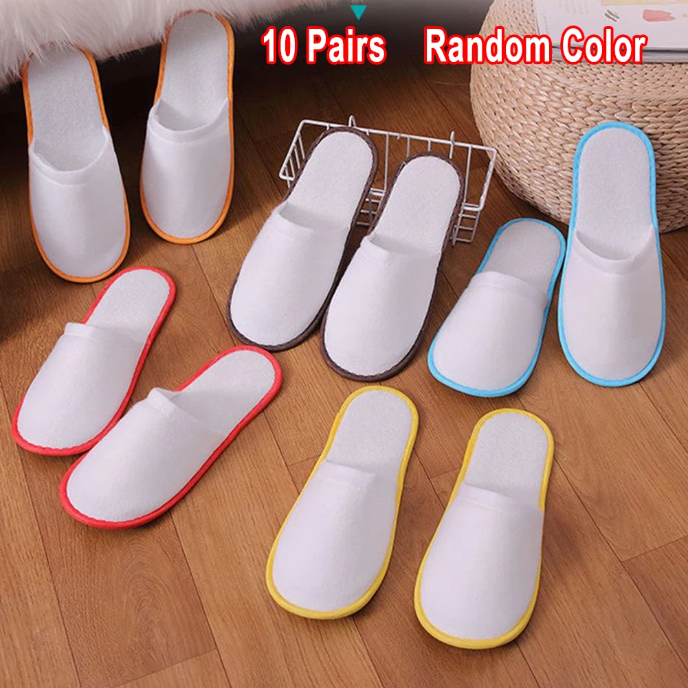 10 Pairs Disposable Slippers Hotel Travel Slipper Plush Sanitary Party Home Guest Use Men Women Unisex Closed Toe Shoes
10 Pairs Disposable Slippers Hotel Travel Slipper Plush Sanitary Party Home Guest Use Men Women Unisex Closed Toe Shoes