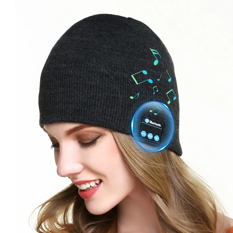 Bluetooth Music Wireless Hat Autumn Winter Fashion Warm Knit Hat Listening To Music Stereo Sound Answer Call
Bluetooth Music Wireless Hat Autumn Winter Fashion Warm Knit Hat Listening To Music Stereo Sound Answer Call