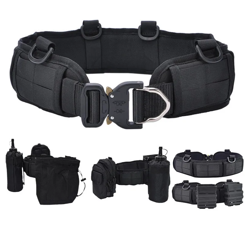 Molle Tactical Battle Belt War CS Cambat Equipment Military Airsoft Waistband Police Army Hunting Belt Soft Padded Adjustable
Molle Tactical Battle Belt War CS Cambat Equipment Military Airsoft Waistband Police Army Hunting Belt Soft Padded Adjustable