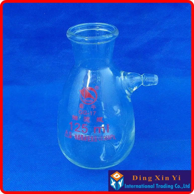 2 Pieces/lot 125ml Borosilicate Glass Vacuum Grinding Mouth Filtration Suction Flask Buchne Flask
2 Pieces/lot 125ml Borosilicate Glass Vacuum Grinding Mouth Filtration Suction Flask Buchne Flask
