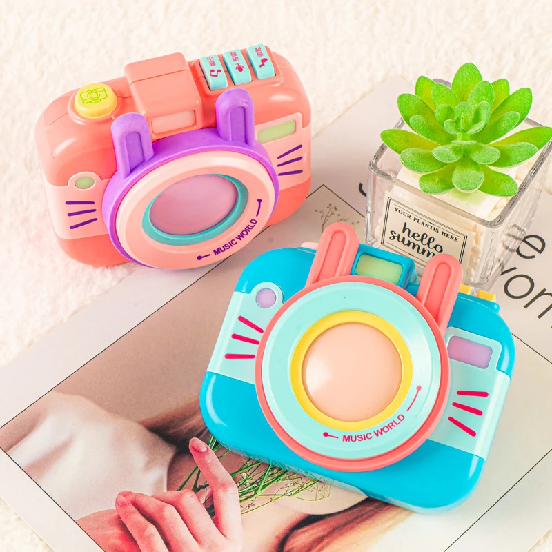 Simulated camera toy with music Children's song Light shutter sound Baby's early education Educational toy Children's gift
Simulated camera toy with music Children's song Light shutter sound Baby's early education Educational toy Children's gift