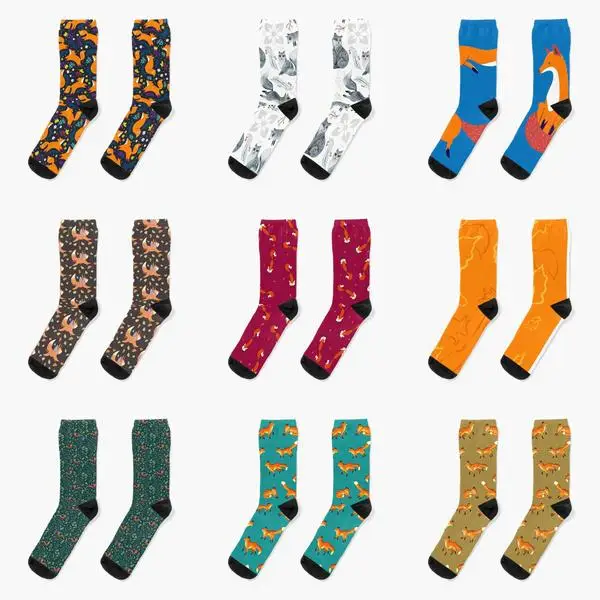 Frolicking Foxes Crew Socks Funny Cartoon Mens Cotton Ladies Breathable Pattern Cute Women Autumn Best Comfortable Winter Girls
Frolicking Foxes Crew Socks Funny Cartoon Mens Cotton Ladies Breathable Pattern Cute Women Autumn Best Comfortable Winter Girls