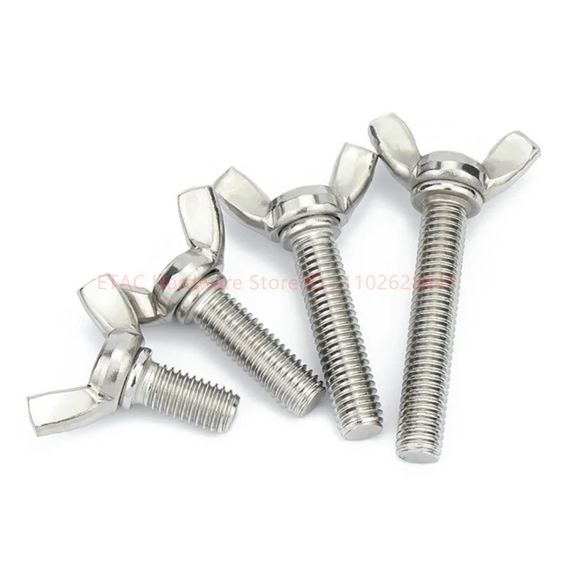 Butterfly Wing Bolts M3 M4 M5 M6 M8 M10 M12 Hand Tighting Wing Head Thumb Screws 304 Stainless Steel
Butterfly Wing Bolts M3 M4 M5 M6 M8 M10 M12 Hand Tighting Wing Head Thumb Screws 304 Stainless Steel