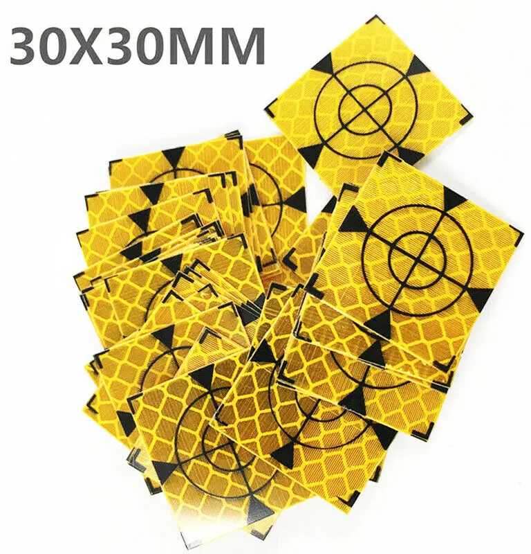 100pcs Fluorescent Reflector Sheet For Total Station Survey Geography Yellow Reflective Sticker 20/30/40/50/60mm
100pcs Fluorescent Reflector Sheet For Total Station Survey Geography Yellow Reflective Sticker 20/30/40/50/60mm