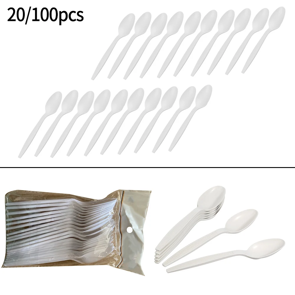 100pcs Disposable Plastic Spoons Reusable White Mini Dessert Spoons For Jelly Ice Cream Food Grade PP Cutlery Spoons Tableware
100pcs Disposable Plastic Spoons Reusable White Mini Dessert Spoons For Jelly Ice Cream Food Grade PP Cutlery Spoons Tableware