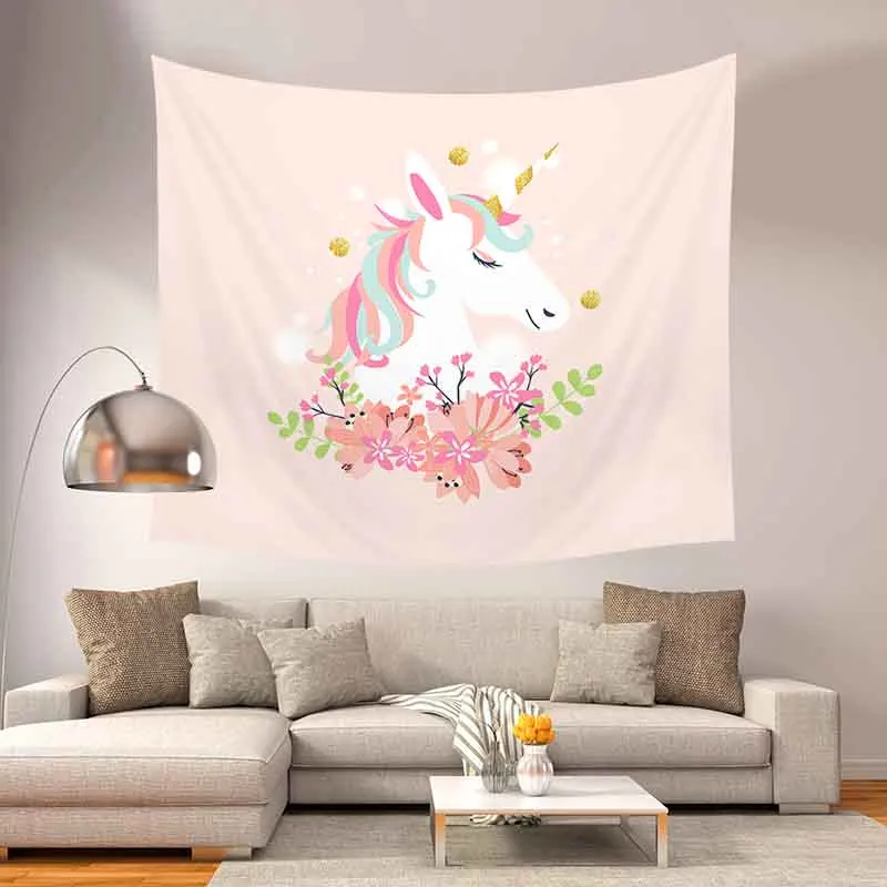 Rainbow Unicorn Tapestry Home Decor Wall Hanging Cartoon Cute Animals Tapestry Dormitory Living Room Decoration for Kids Girls
Rainbow Unicorn Tapestry Home Decor Wall Hanging Cartoon Cute Animals Tapestry Dormitory Living Room Decoration for Kids Girls