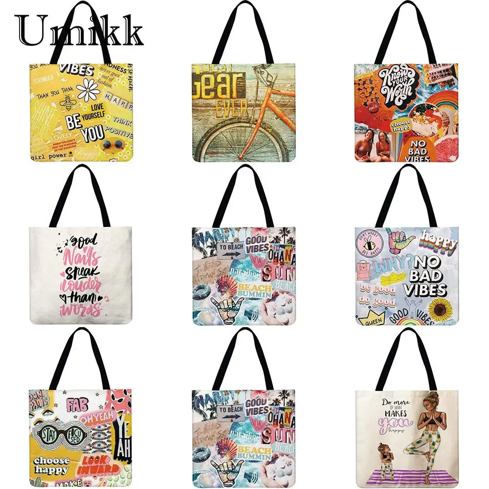 Printed Shoulder Shopping Bag Linen Casual Ladies Large Capacity Tote Handbags Leisure Shoulder Bags Commuter Totes
Printed Shoulder Shopping Bag Linen Casual Ladies Large Capacity Tote Handbags Leisure Shoulder Bags Commuter Totes