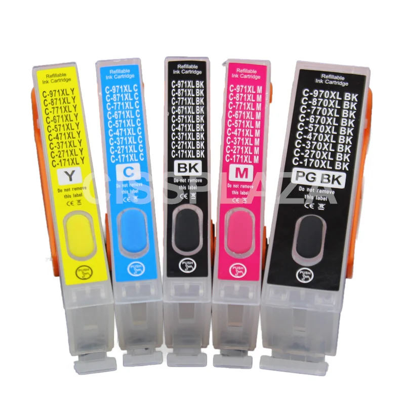 CISSPLAZA 10sets 5colors Refill Cartridge PGI770 CLI771 with ARC compatible For Canon PIXMA MG5770 MG6870 TS5070 TS6070 TS8070
CISSPLAZA 10sets 5colors Refill Cartridge PGI770 CLI771 with ARC compatible For Canon PIXMA MG5770 MG6870 TS5070 TS6070 TS8070