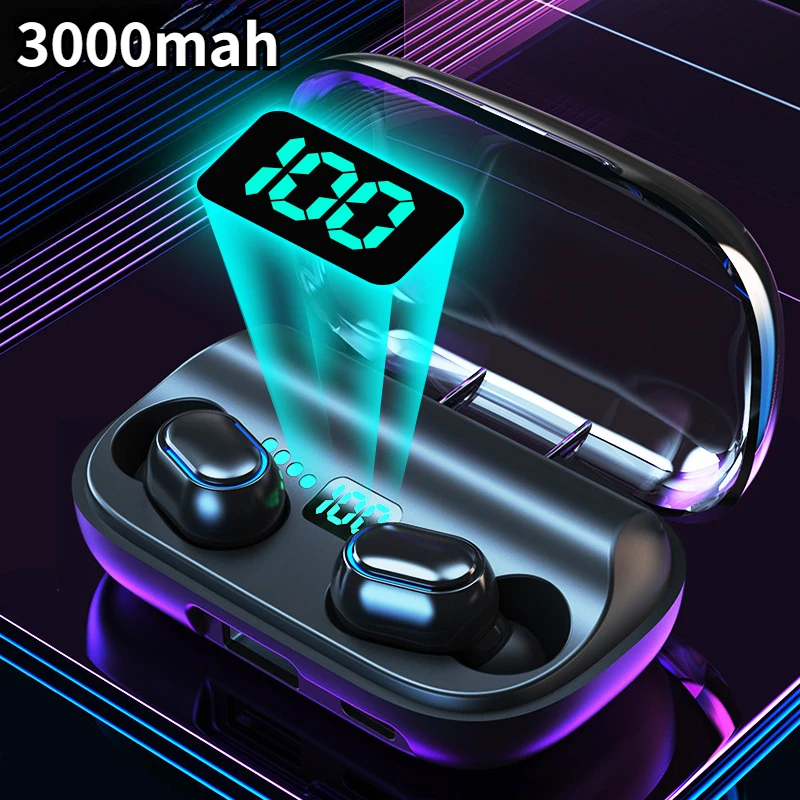 Original TWS Wireless Headphones Fone Bluetooth Earphones Headset Stereo Earbuds With Display Waterproof Noise Reduction HD Mic
Original TWS Wireless Headphones Fone Bluetooth Earphones Headset Stereo Earbuds With Display Waterproof Noise Reduction HD Mic